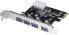 Фото #2 товара Kontroler LogiLink PCIe 2.0 x1 - 4x USB 3.0 (PC0057)