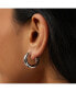 ფოტო #2 პროდუქტის Silver Hoop Earrings - Tia Mini Silver