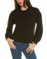 Sol Angeles Brushed Boucle Billow Pullover Women's Black S