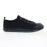 Фото #1 товара Diesel S-Astico Low Cut Mens Black Canvas Lace Up Lifestyle Sneakers Shoes
