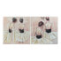 Фото #1 товара Картина DKD Home Decor Dancers 100 x 3,5 x 100 cm Балерина романтик (2 штук)