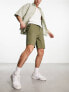 Фото #1 товара New Look straight chino shorts in dark khaki