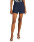 ფოტო #1 პროდუქტის Women's Curvy Mid Rise Pull-On Shorts, Created for Macy's