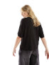 Фото #3 товара Vero Moda Aware stay black round neck t-shirt with short sleeves in black