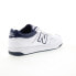 Фото #16 товара New Balance 480 BB480LWN Mens White Leather Lifestyle Sneakers Shoes