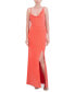 Фото #1 товара Women's Asymmetrical Cowlneck Maxi Dress