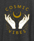 ფოტო #3 პროდუქტის Trendy Plus Size Cosmic Vibes Graphic T-shirt