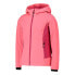 Куртка CMP Fix Hood 3A29385N softshell Gloss / Fuxia, 12 лет - фото #4