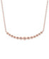 Фото #3 товара Lab Grown Diamond Curved Bar Collar Necklace (1 ct. t.w.) in 14k White, Yellow or Rose Gold, 16" + 2" extender