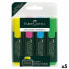 Set of Markers Faber-Castell Fluorescent Multicolour (5 Units)
