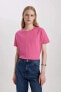 Фото #3 товара Kadın T-shirt W9584az/pn43 Pink