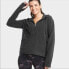 Women's Microfleece Pullover Sweatshirt - All in Motion™ Black M