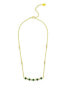 Фото #1 товара Rivka Friedman emerald Crystal + Cubic Zirconia Pendant Necklace