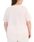 ფოტო #1 პროდუქტის Trendy Plus Size Western Barbie Graphic T-Shirt