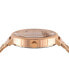 ფოტო #2 პროდუქტის Women's Two-Hand Quartz La Villette Rose Gold-Tone Stainless Steel Bracelet 36mm