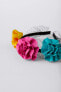 FLOWER AND MESH COSTUME HEADBAND