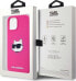 Karl Lagerfeld Karl Lagerfeld KLHMP15SSCHPPLF iPhone 15 / 14 / 13 6.1" różowy/fuschia hardcase Silicone Choupette Head MagSafe