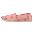 TOMS Alpargata Slip On Womens Pink Flats Casual 10017959T