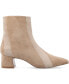 ფოტო #2 პროდუქტის Women's Lusinda Tru Comfort Foam Two Tone Block Heel Pointed Toe Booties