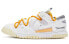 Фото #1 товара 【定制球鞋】 Nike Air Dunk Jumbo Remastered 愚人节系列 解构黄 手绘喷绘 低帮 板鞋 男款 白灰黄 / Кроссовки Nike Air Dunk DV0821-100