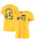 Фото #1 товара Women's Donovan Mitchell Gold Utah Jazz 2019/20 City Edition Name and Number T-shirt