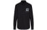 Фото #1 товара Рубашка с длинным рукавом ARMANI EXCHANGE SS22 с полноцветным логотипом на воротнике для мужчин, черная