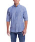 ფოტო #1 პროდუქტის Men's Long Sleeve Solid Cotton Twill Shirt
