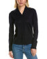 Фото #1 товара Mt By Madeleine Thompson Polo Collar Wool-Blend Sweater Women's Blue Xs