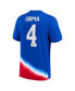 Фото #3 товара Men's Naomi Girma Royal USWNT 2024 Away Authentic Jersey