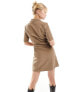 Фото #10 товара ASOS DESIGN button through cord mini dress in mocha