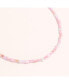 ფოტო #1 პროდუქტის 16" Lusia Necklace with Light Pink Dyed Shell Pearls and Freshwater Pearl Accents in 18K Gold Plated Stainless Steel