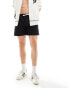 Weekday Zed regular fit shorts in black