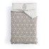 Full/Queen Luminous Stone Heather Dutton Duvet Cover Set Gray/White - Deny