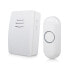 Byron DBY-21131 DB131 Wireless doorbell set - White - 80 dB - Home - Office - IP44 - Plastic - Digital