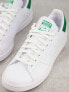 adidas Originals Stan Smith trainers in white/green