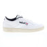 Фото #1 товара Reebok Club C 85 Mens White Leather Lace Up Lifestyle Sneakers Shoes