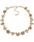 ფოტო #1 პროდუქტის Gold-Tone Butterfly Motif Collar Necklace, 16" + 3" extender