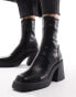 ASOS DESIGN Radiate mid-heel boots in black 44 - фото #3