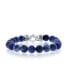 ფოტო #1 პროდუქტის Stainless Steel 10mm Natural Stone Bead Bracelet