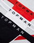 Topman 3 pack jocks in black with black waistbands