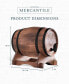 Miniature Wood Whiskey Barrel Dispenser