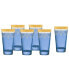 Highball 6 Piece Gold Band Glass Set