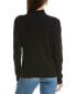 Forte Cashmere Fitted Funnel Cashmere Sweater Women's Black Xs - фото #2