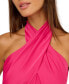 Women's Halter Sleeveless Satin Gown