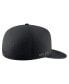 Фото #2 товара Men's Pitt Panthers Triple Black Performance Fitted Hat