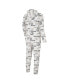 ფოტო #3 პროდუქტის Men's White Pittsburgh Steelers Allover Print Docket Union Full-Zip Hooded Pajama Suit