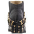 Фото #5 товара Circle G by Corral Studded Round Toe Cowboy Booties Womens Black Casual Boots Q5