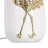 Настольная лампа Белый Позолоченный Хлопок Керамика 60 W 220 V 240 V 220-240 V 32 x 32 x 43 cm