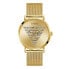 GUESS Men's 44mm Watch - Gold Tone Strap Champagne Dial Gold Tone Case GW0502G1