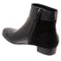 Фото #5 товара Trotters Maci T2263-095 Womens Black Wide Leather Ankle & Booties Boots 7.5